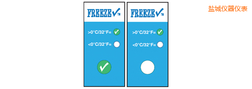 鹽城溫度指示標(biāo)簽 冷凍檢查 Thermolabels
