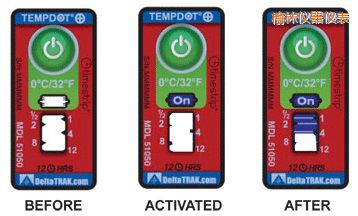 榆林溫度指示標簽 累計上升時間/溫度的標簽